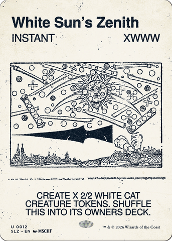 White Sun's Zenith (0012) [Secret Lair x MSCHF: The Zeta Set]