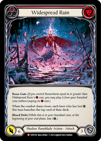 Widespread Ruin [DTD139] (Dusk Till Dawn)  Rainbow Foil