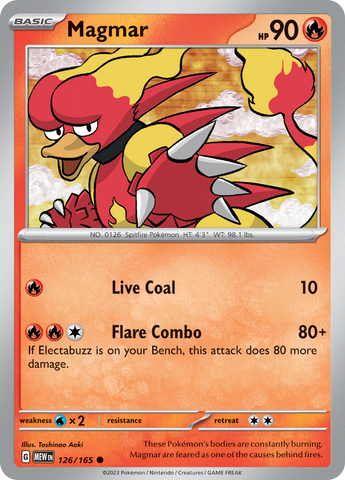 Magmar (126/165) [Scarlet & Violet 151]