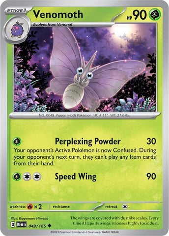 Venomoth (049/165) [Scarlet & Violet 151]