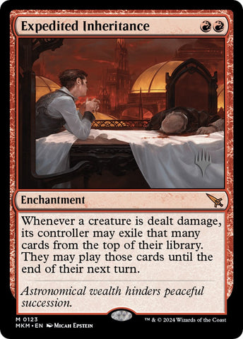 Expedited Inheritance (Promo Pack) [Murders at Karlov Manor Promos]