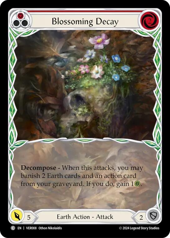 Blossoming Decay (Red) [VER008] (Rosetta Verdance Blitz Deck)