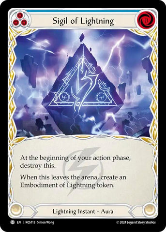 Sigil of Lightning (Marvel) [ROS113] (Rosetta)  Cold Foil