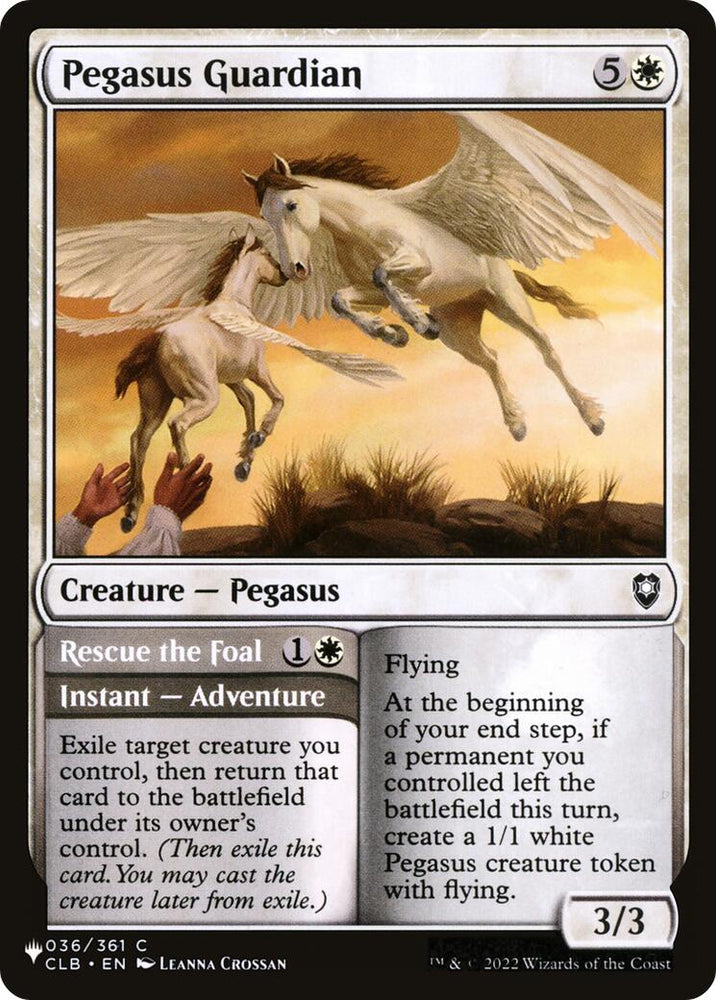 Pegasus Guardian [The List Reprints]