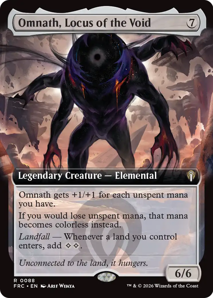 Omnath, Locus of the Void (Extended Art) [Reality Fracture Commander]