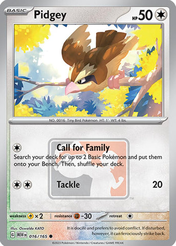 Pidgey (016/165) [League & Championship Cards]