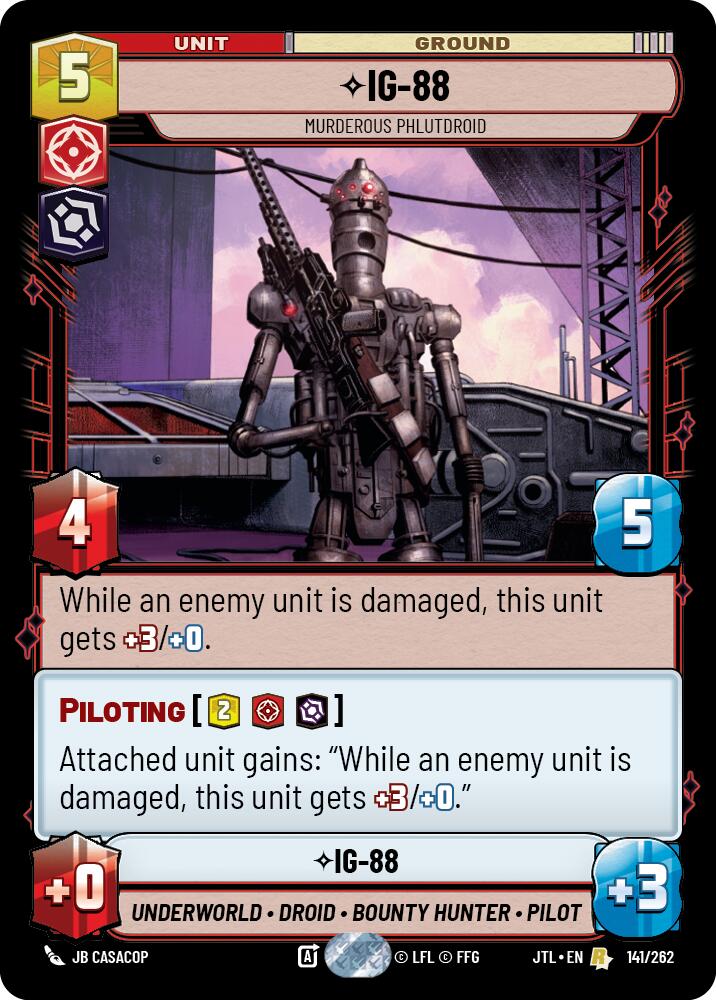 IG-88 - Murderous Phlutdroid (141/262) (141/257) [Jump to Lightspeed]