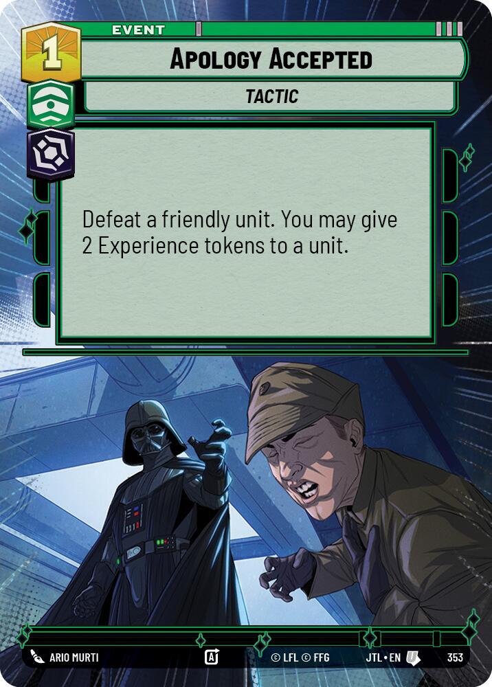 Apology Accepted (353) (Hyperspace) (353) [Jump to Lightspeed]