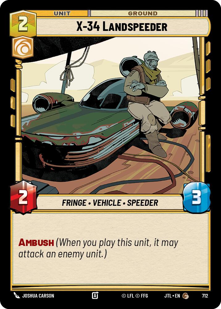 X-34 Landspeeder (712) (712) [Jump to Lightspeed]