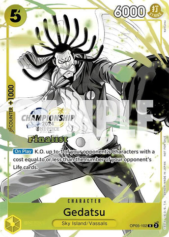 Gedatsu (Championship 2024 Card Set Vol. 2) [Finalist] [One Piece Promotion Cards]