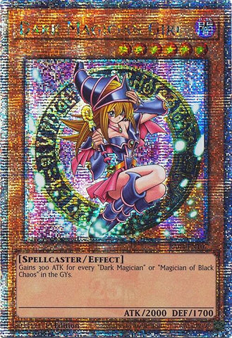 Dark Magician Girl (3rd Art) [RA04-EN107] Quarter Century Secret Rare