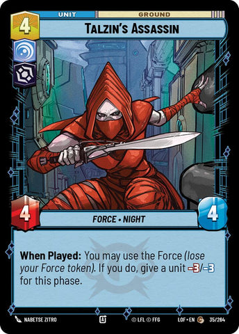 Talzin's Assassin (35/264) (35/264) [Legends of the Force]