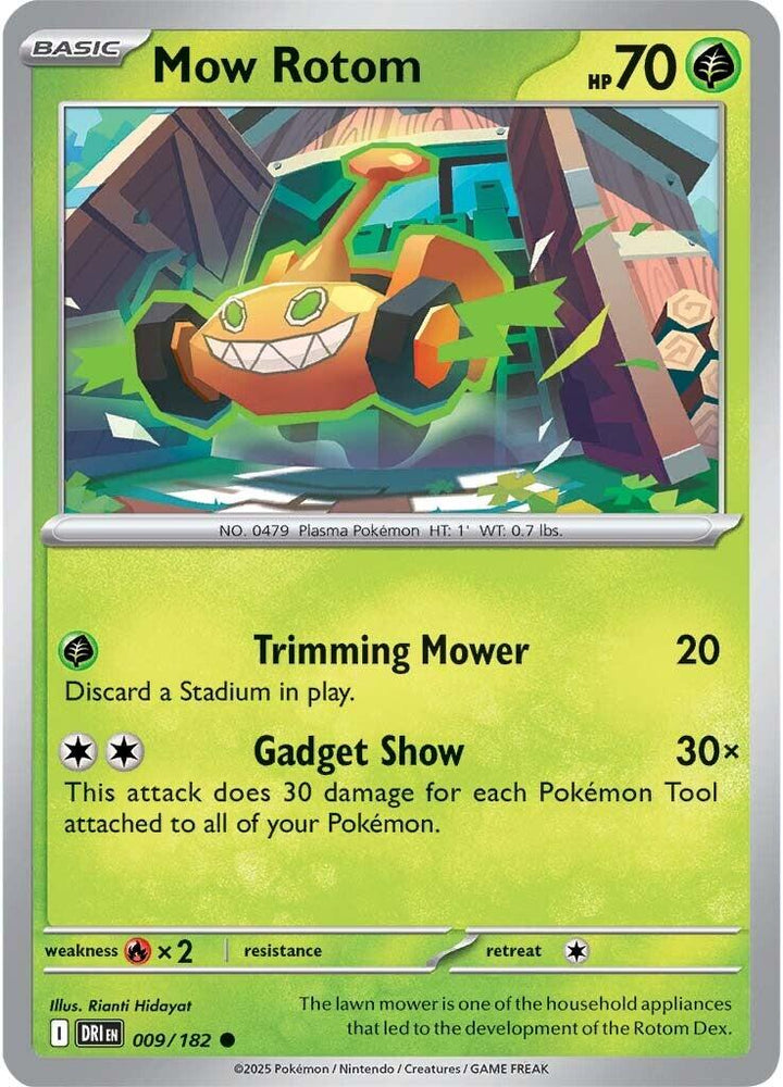 Mow Rotom (009/182) [Scarlet & Violet: Destined Rivals]