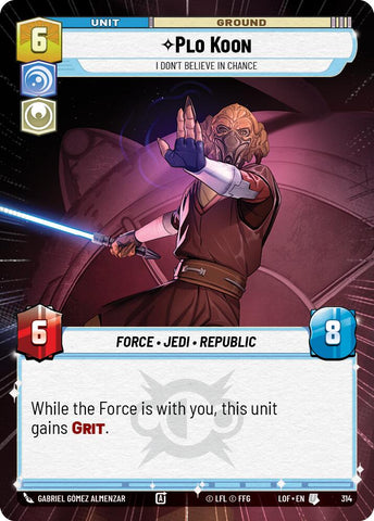 Plo Koon (314) - I Don't Believe in Chance (Hyperspace) (314) [Legends of the Force]