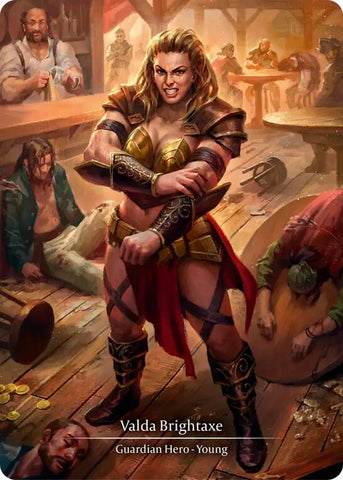 Valda Brightaxe (Marvel) [MPG002] (Mastery Pack Guardian)  Cold Foil