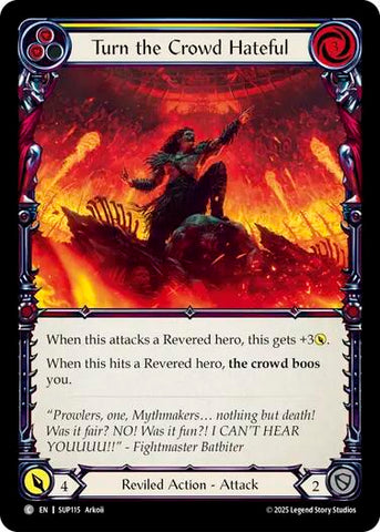 Turn the Crowd Hateful (Yellow) [SUP115] (Super Slam)