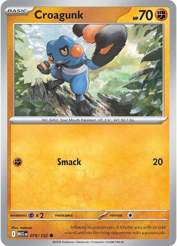Croagunk (078/132) [Mega Evolutions: Base Set]