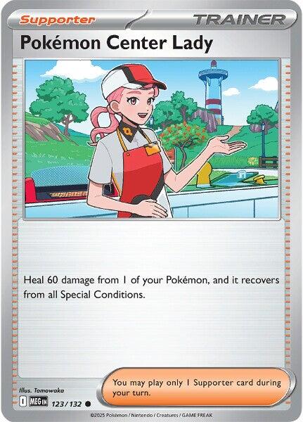 Pokemon Center Lady (123/132) [Mega Evolutions: Base Set]