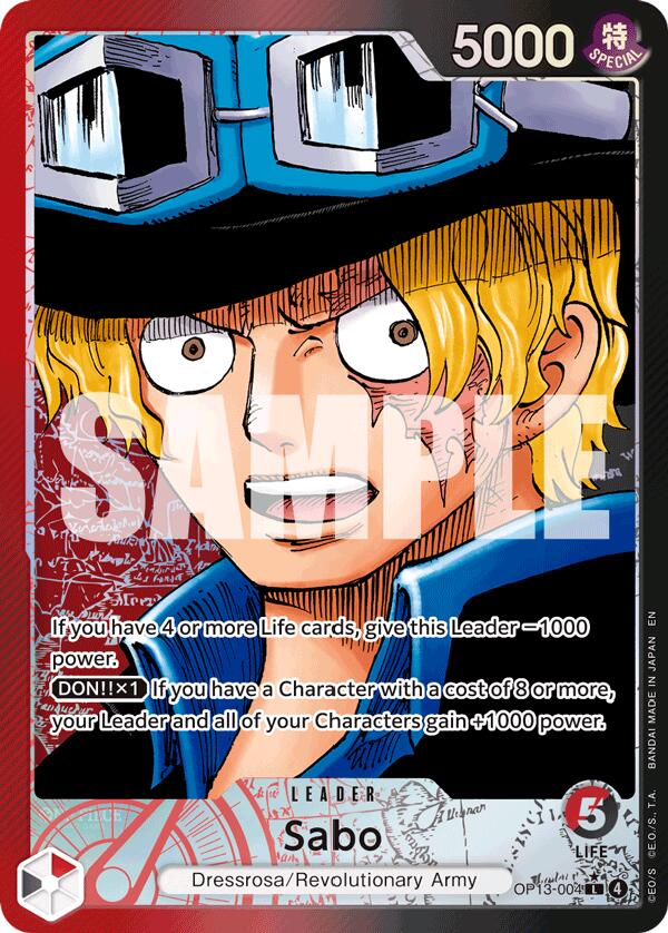 Sabo (Alternate Art) [Carrying On His Will]