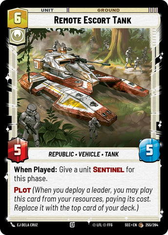 Remote Escort Tank (255/264) (255/264) [Secrets of Power]