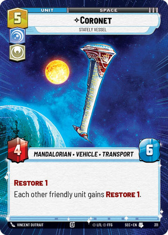 Coronet - Stately Vessel (Hyperspace) (311) (311) [Secrets of Power]