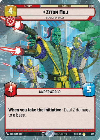 Ziton Moj - Black Sun Bully (Hyperspace Foil) (924) (924) [Secrets of Power]