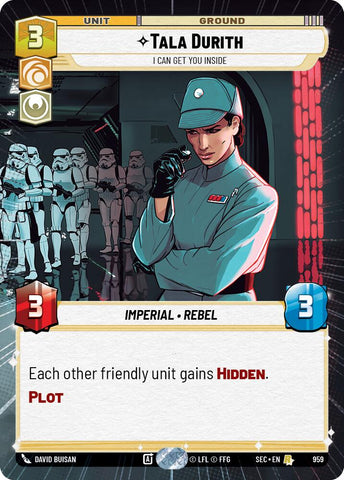 Tala Durith - I Can Get You Inside (Hyperspace Foil) (959) (959) [Secrets of Power]