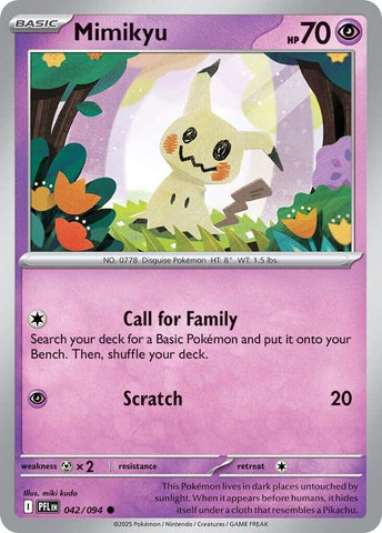 Mimikyu (042/094) [Mega Evolution: Phantasmal Flames]