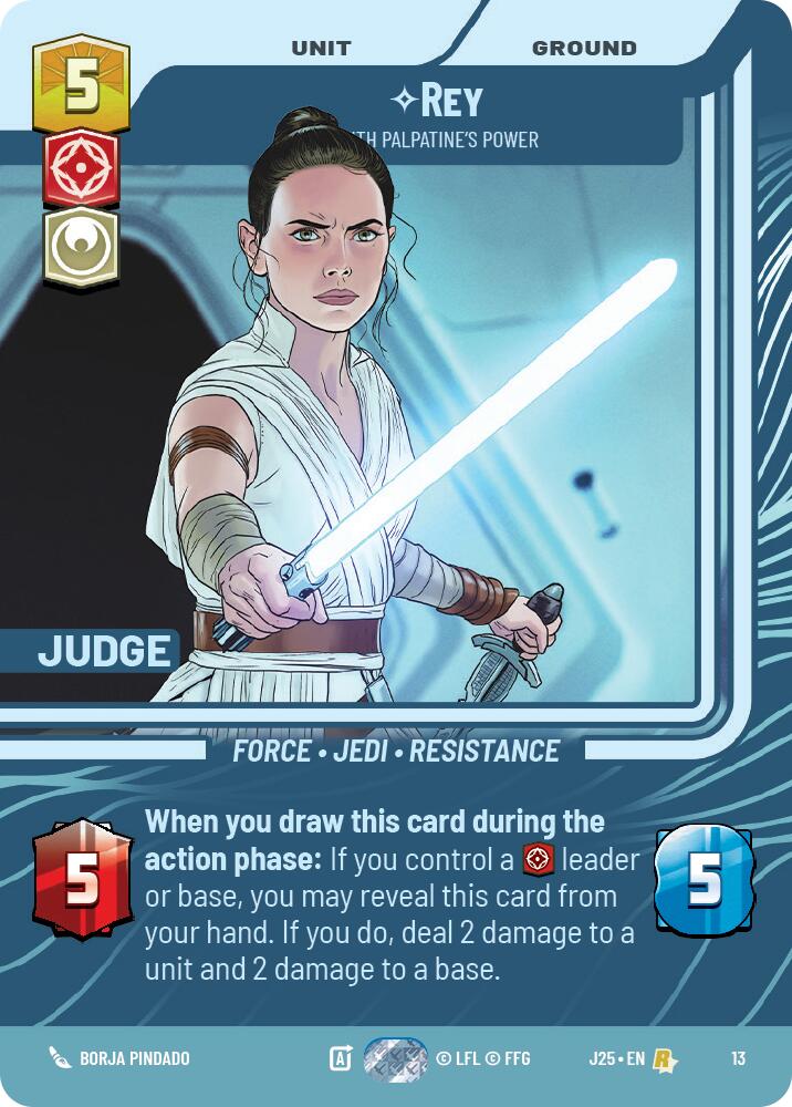 Rey - With Palpatine's Power (13) (13) [Judge Promos]