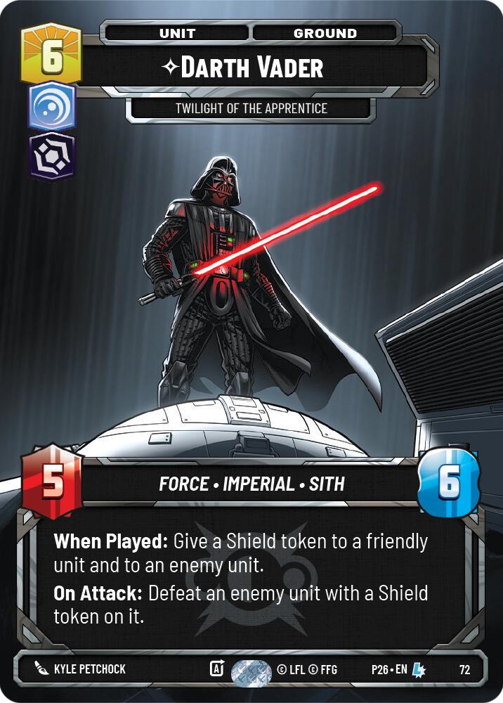 Darth Vader - Twilight of the Apprentice (72) (72) [Sector and Regional Promos: Season 1]