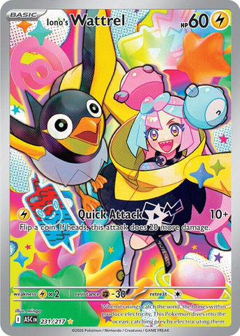 Iono's Wattrel (231/217) [Mega Evolution: Ascended Heroes]