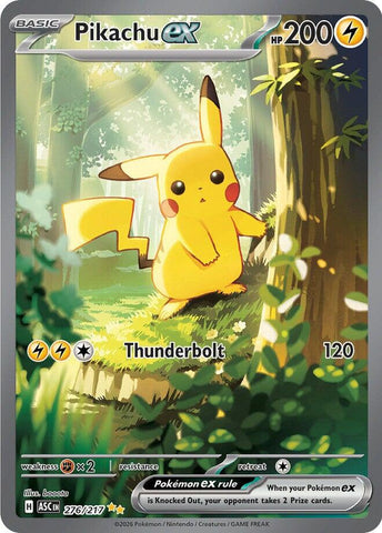 Pikachu ex (276/217) [Mega Evolution: Ascended Heroes]
