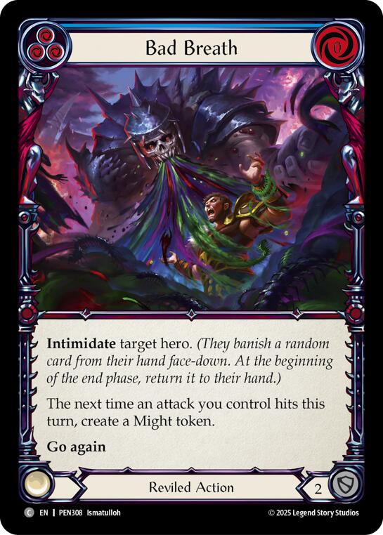 Bad Breath (Blue) (Regular) [PEN308] (Compendium of Rathe)