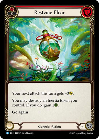 Restvine Elixir (Red) (Regular) [PEN325] (Compendium of Rathe)