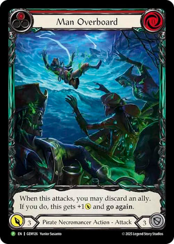 Man Overboard [GEM126] (GEM Pack 4)  Rainbow Foil