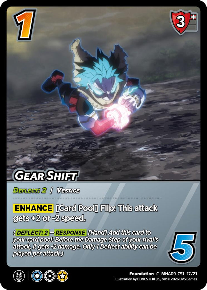 Gear Shift [Challenger Series: My Hero Academia - Final Battle]