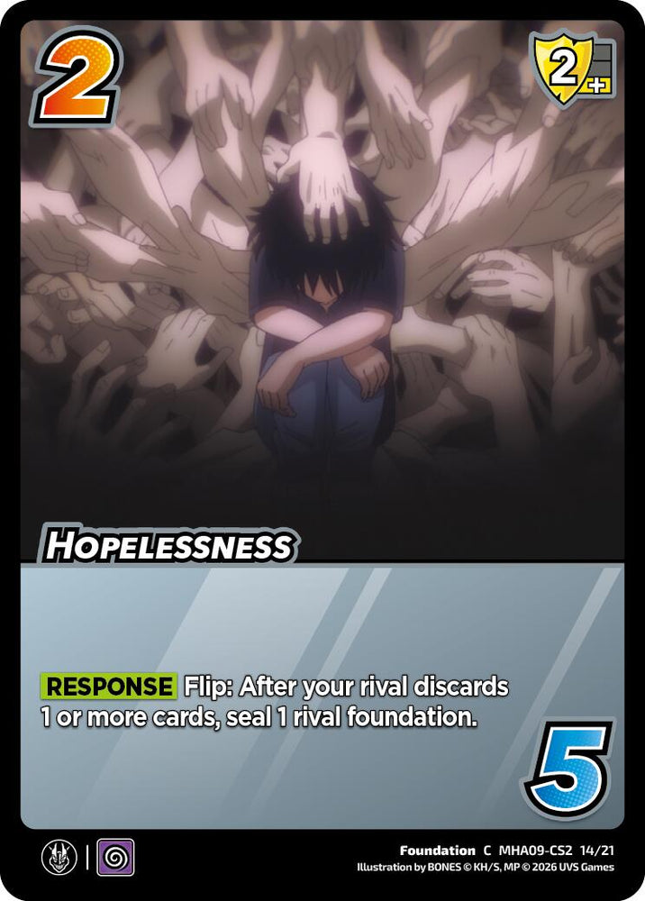 Hopelessness [Challenger Series: My Hero Academia - Final Battle]