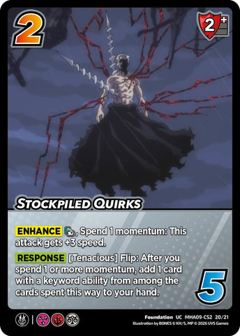 Stockpiled Quirks [Challenger Series: My Hero Academia - Final Battle]