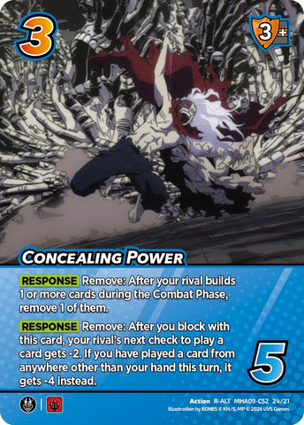 Concealing Power (Alternative Art) [Challenger Series: My Hero Academia - Final Battle]