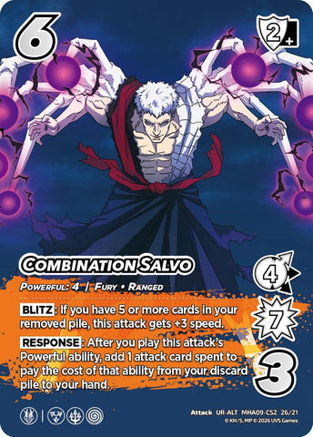 Combination Salvo (Alternative Art) [Challenger Series: My Hero Academia - Final Battle]