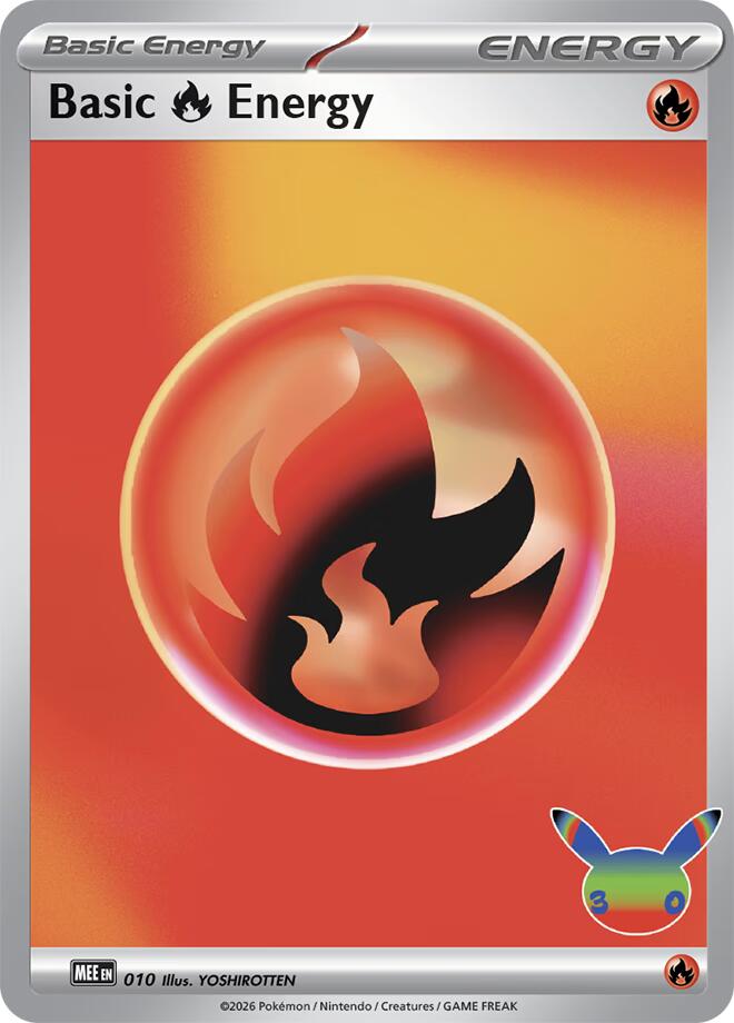 Basic Fire Energy (010) (30th Celebration) [Mega Evolution Energies]