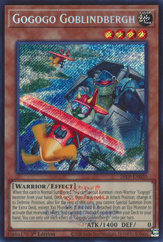 Gogogo Goblindbergh (Emblazoned Secret Rare) [26LP-EN020] Secret Rare