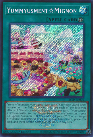 YummyusmentMignon (Emblazoned Secret Rare) [26LP-EN006] Secret Rare