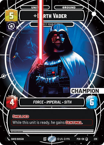 Darth Vader - Meet Your Destiny (239) (Champion) (239) [Sector and Regional Promos: Season 2]