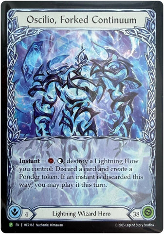 Oscilio, Forked Continuum [HER163] (Promo)  Rainbow Foil