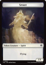 Spirit // Jace Double-Sided Token [Reality Fracture Commander Tokens]