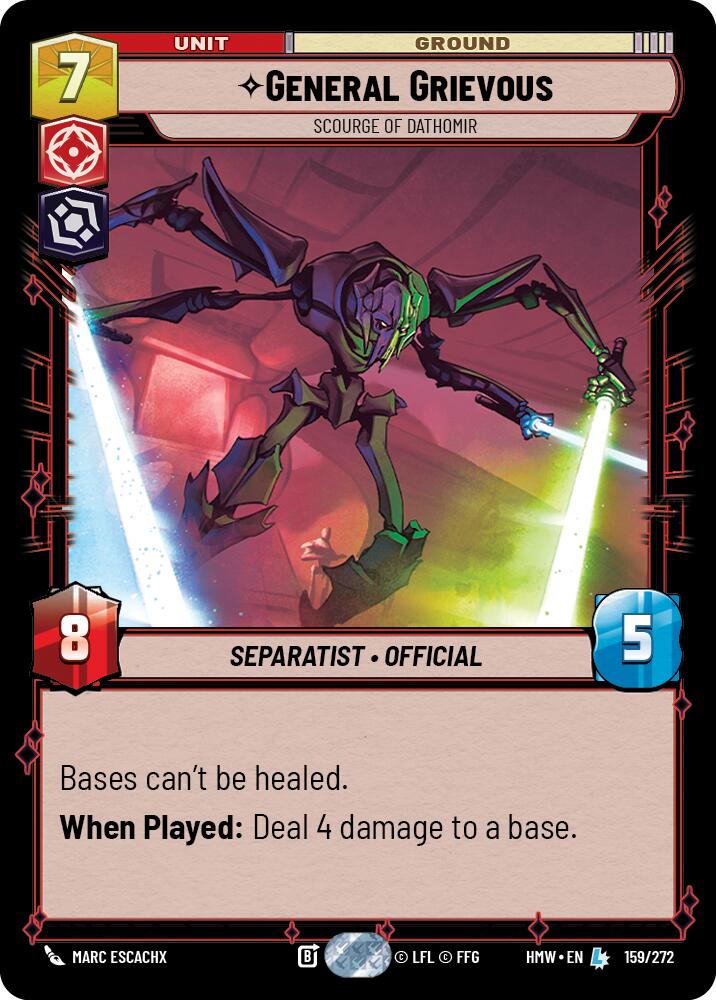 General Grievous - Scourge of Dathomir (159/272) (159/272) [Homeworlds]