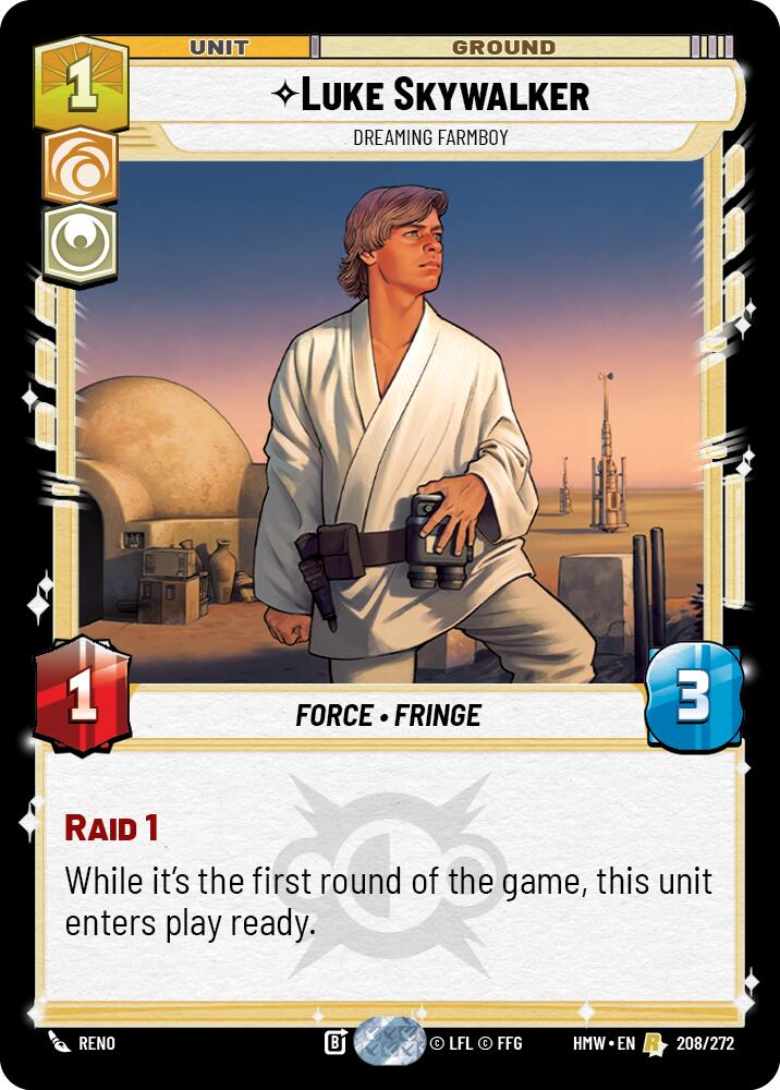 Luke Skywalker - Dreaming Farmboy (208/272) (208/272) [Homeworlds]