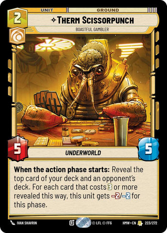 Therm Scissorpunch - Boastful Gambler (223/272) (223/272) [Homeworlds]