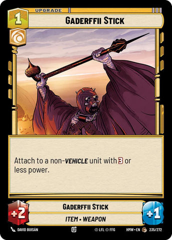 Gaderffii Stick (235/272) (235/272) [Homeworlds]